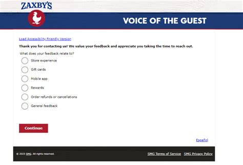 zaxbyslistens.com survey|Zaxbys Voice of the Guest